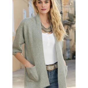 Peruvian Connection Lilac Isumi Cardigan Sweater Sz. XS